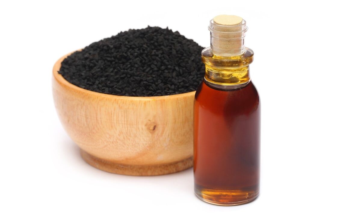 olio di cumino nero per la prostatite